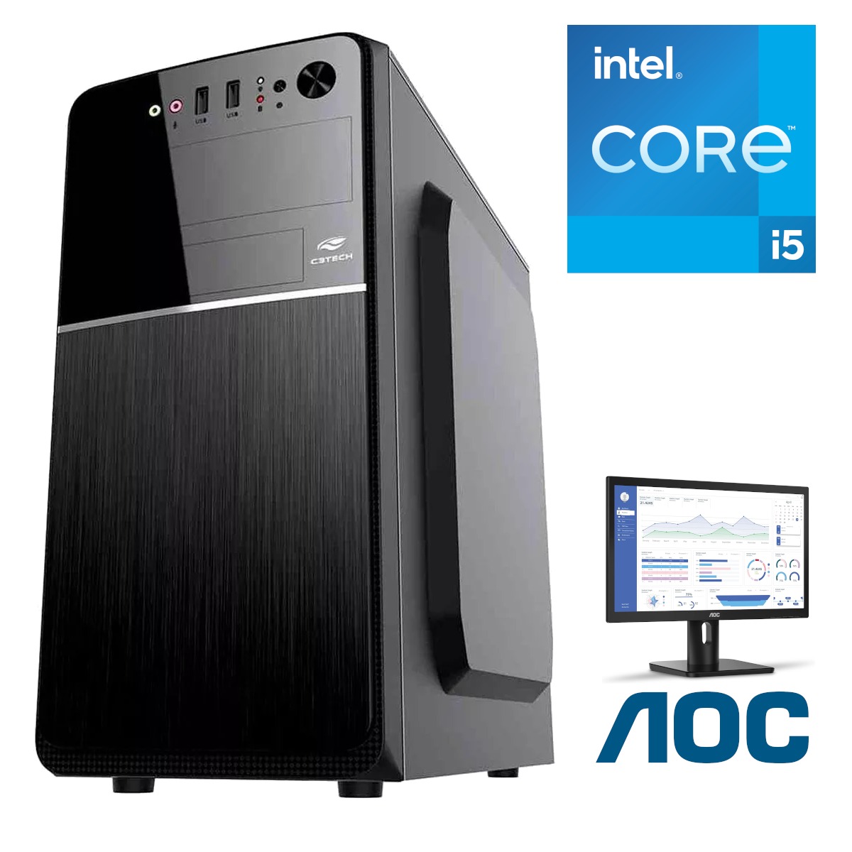 Computador Intel Core I5 7ª 8gb Completo Outlet Juntus